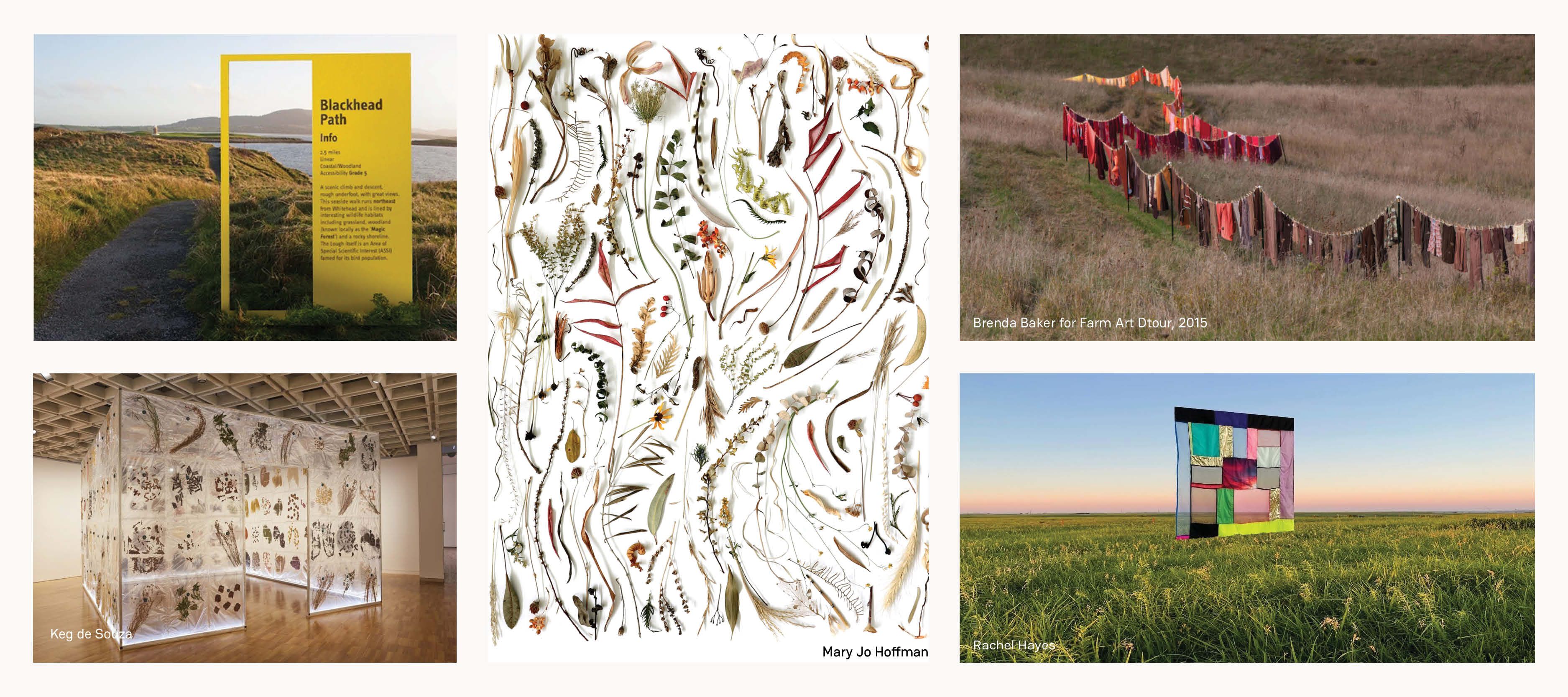 Examples of place based art installations