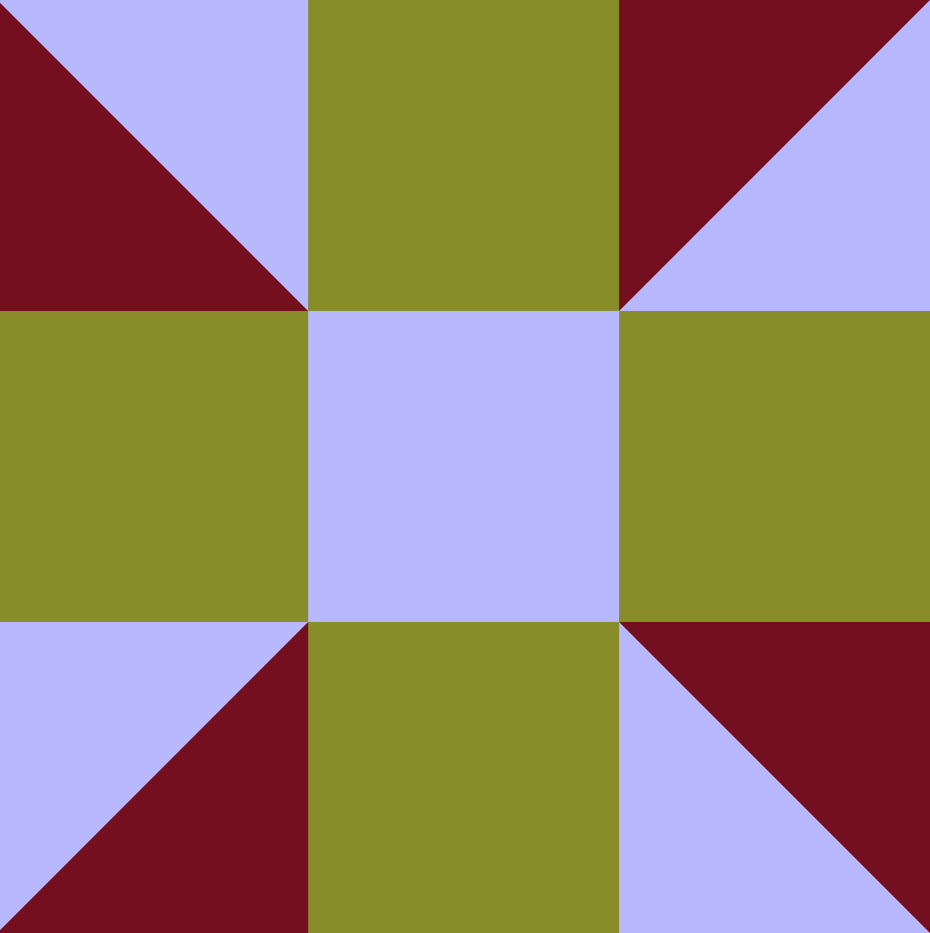 calico puzzle quilt block